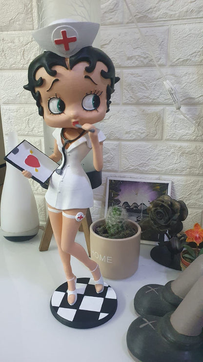 Statuetta Nurse Cartoon Style – Design Pop Art