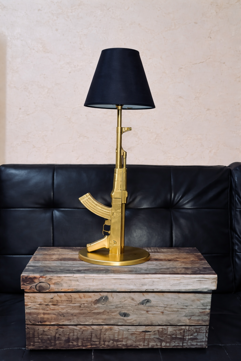 Lampada design gold - Gun Style